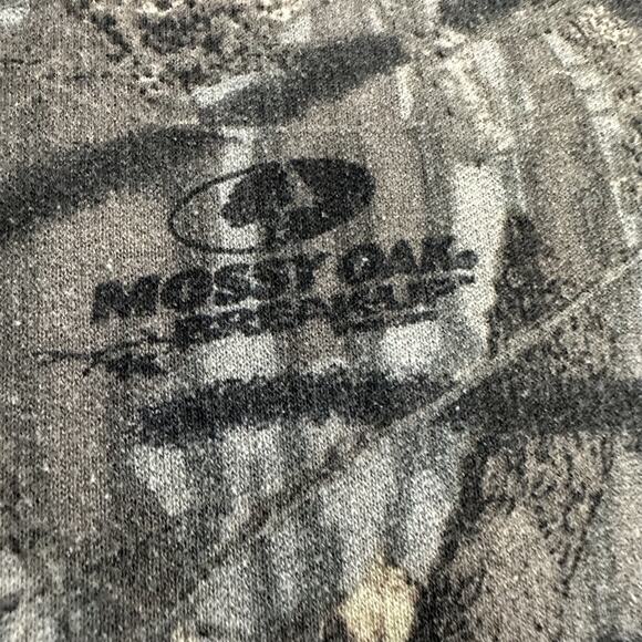 Jerzees Vintage Camo Mossy Oak Break Up Sweatshirt USA 90’s Mens Large Faded - Picture 3 of 11